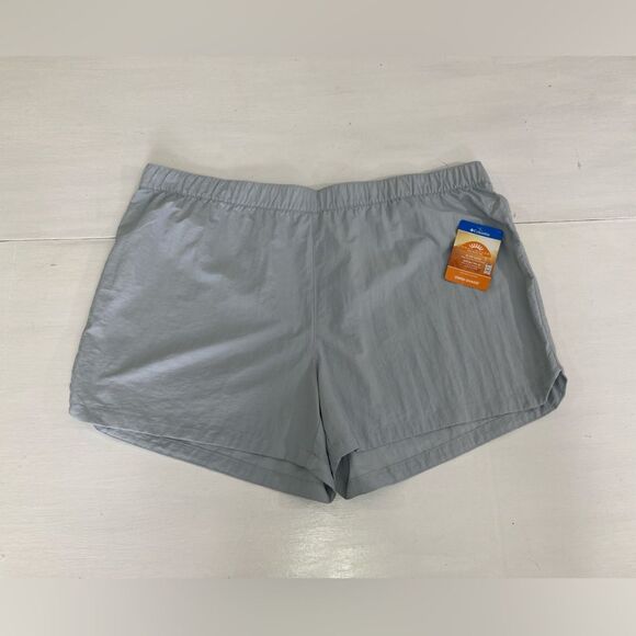 Columbia Blossom Bay Shorts Women’s XL Blue Omni Shade UPF 30 Quick Dry XK4647 - Picture 2 of 10